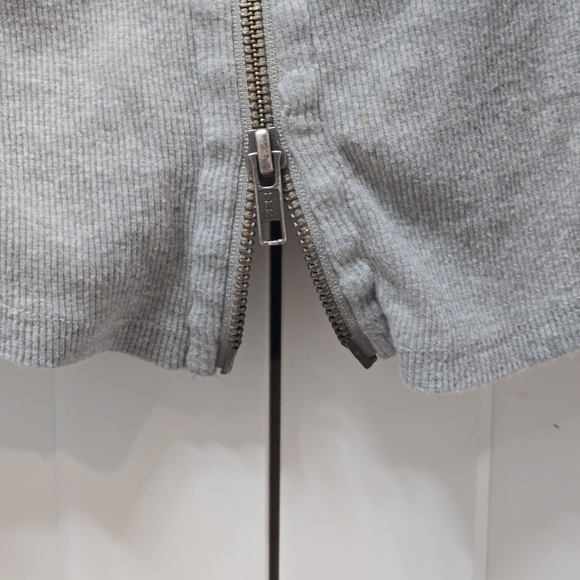 We The Free Light Gray Off-Shoulder Sweater - Picture 7 of 14